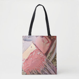 Bolso De Tela Hobby de pintura de pincel muestra arte abstracto