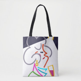 Bolso De Tela Hobnob Moderno Resumen Arte Tote Bag
