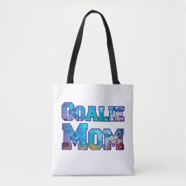 Bolso De Tela Hockey Goalie Mom Watercolor
