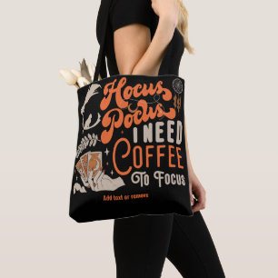 Bolso De Tela Hocus Pocus Café Enfoca Fotos Brujas Halloween