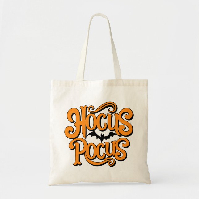 Bolso De Tela Hocus Pocus Halloween (Frente)