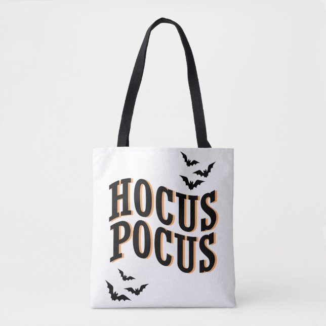 Bolso De Tela Hocus Pocus Spooky Cute Witeen Halloween (Anverso)