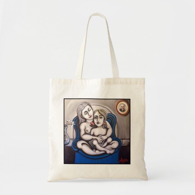 Bolso De Tela Hogar agradable (Frente)