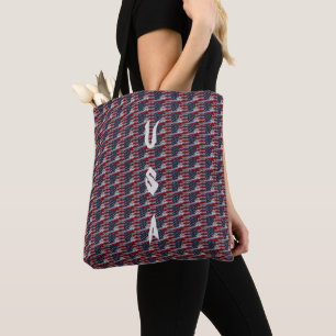 Bolso De Tela Hogar de Estados Unidos para Navidades Felices Fie