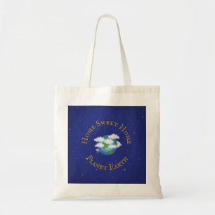 Bolso De Tela "Hogar, dulce hogar, planeta tierra", nuestro herm