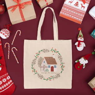 Bolso De Tela Hogar para las compras de Navidades de vacaciones