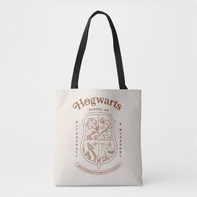 Bolso De Tela HOGWARTS™ School of Witchcraft and Wizardry Crest (Anverso)