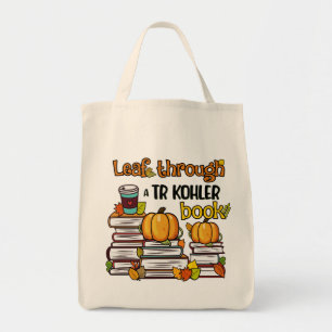 Bolso De Tela Hoja a través de un libro TR Kohler