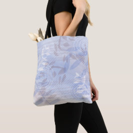 Bolso De Tela Hoja botánica floral abstracta moderna trendy