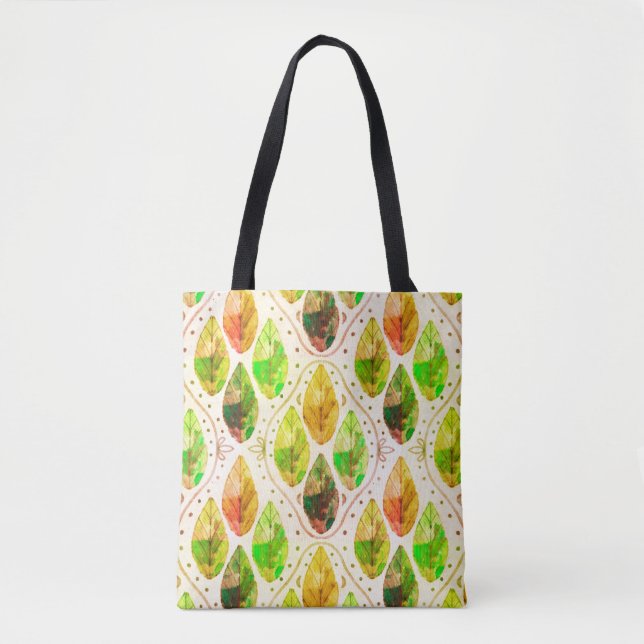 Bolso De Tela Hoja de Otoño (Anverso)