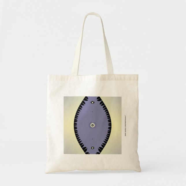 Bolso De Tela Hoja Morada (Frente)