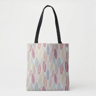 Bolso De Tela Hojas