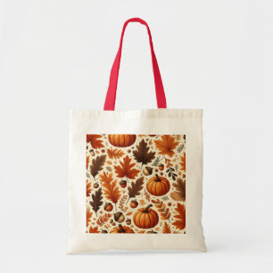 Bolso De Tela hojas/calabazas/bellotas clásicas Otoño