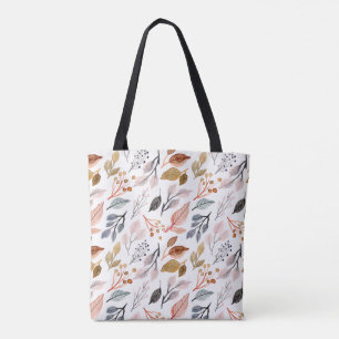Bolso De Tela hojas de árbol