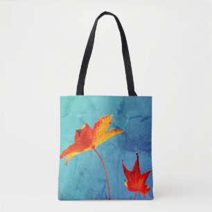 Bolso De Tela Hojas de arce