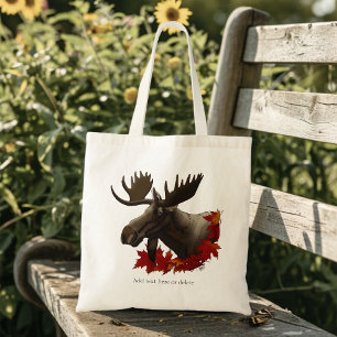 Bolso De Tela Hojas de arce rojas de Moose
