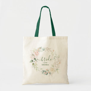 Bolso De Tela Hojas de coliptismo y rosas rosas rosas rojas