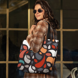 Bolso De Tela Hojas de Geo