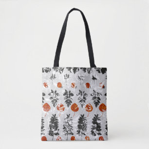 Bolso De Tela Hojas de impresión: patrón simétrico sin costuras.