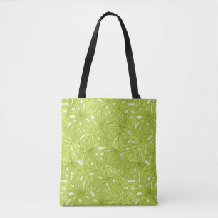 Bolso De Tela Hojas de la palmera