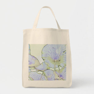 Bolso De Tela Hojas de Lotus