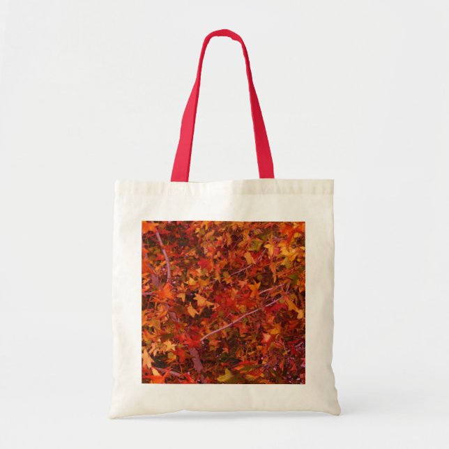 Bolso De Tela Hojas de otoño (Frente)