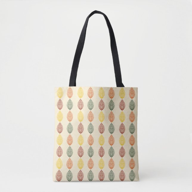 Bolso De Tela Hojas de Otoño (Anverso)