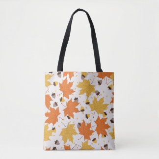 Bolso De Tela Hojas de otoño, diseño inmaculado.