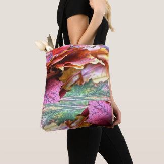 Bolso De Tela Hojas de otoño en hombro