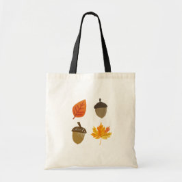 Bolso De Tela Hojas de otoño y alcornoques