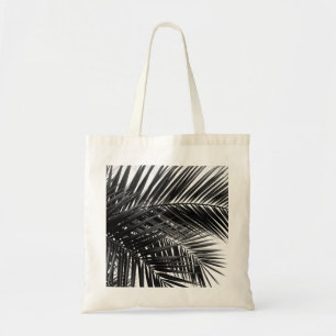 Bolso De Tela Hojas de palma tropicales - fotografía blanco y