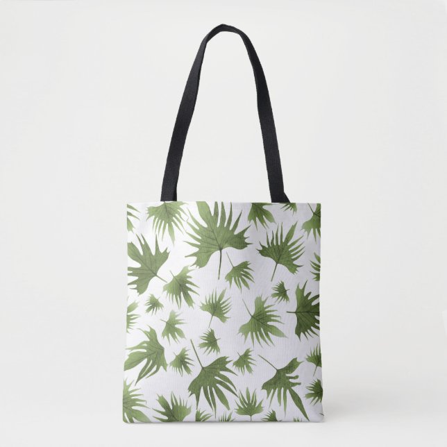Bolso De Tela Hojas de Vino Canarias (Anverso)