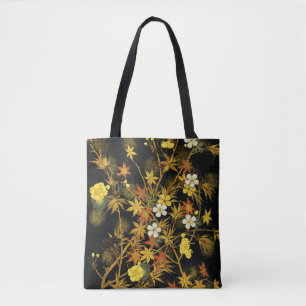 Bolso De Tela Hojas japonesas de otoño Antiguo Botánico