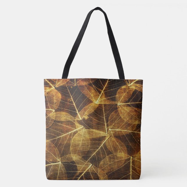 Bolso De Tela Hojas otoñales (Anverso)