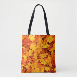 Bolso De Tela Hojas otoñales hojas otoñales hojas otoñales