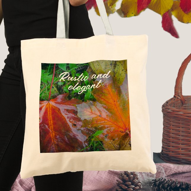 Bolso De Tela Hojas rojas de arce (Subido por el creador)