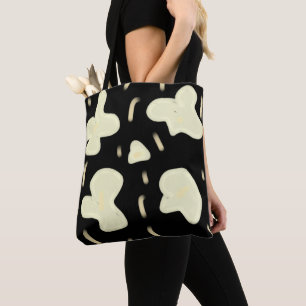 Bolso De Tela hojas simples personalizadas azules moradas negras