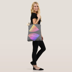 Bolso De Tela hojas simples personalizadas azules moradas negras