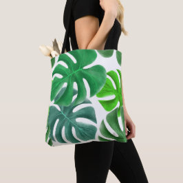 Bolso De Tela Hojas tropicales de palma