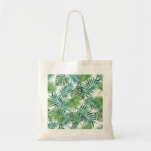 Bolso De Tela Hojas tropicales de selva