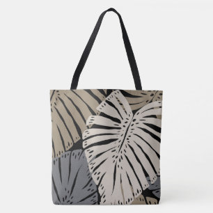 Bolso De Tela Hojas tropicales hawaianas de jungla Monstera - Ne