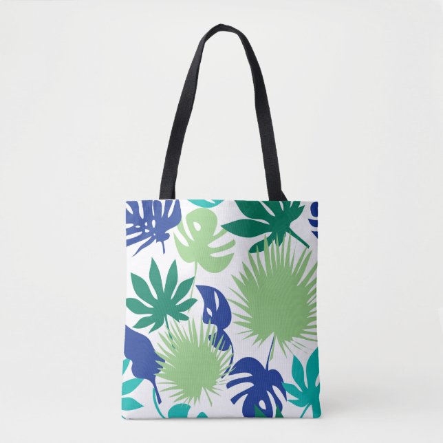 Bolso De Tela Hojas tropicales, hojas (Anverso)