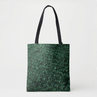 Bolso De Tela Hojas verdes