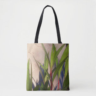 Bolso De Tela Hojas y sombras