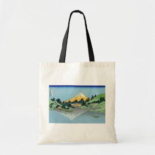 Bolso De Tela Hokusai - El Monte Fuji reflexiona en el lago Kawa