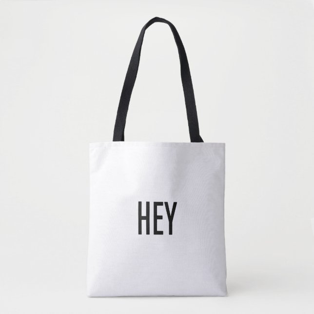 Bolso De Tela Hola. (Anverso)