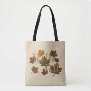 Bolso De Tela Hola acuarela otoño hojas otoño octubre