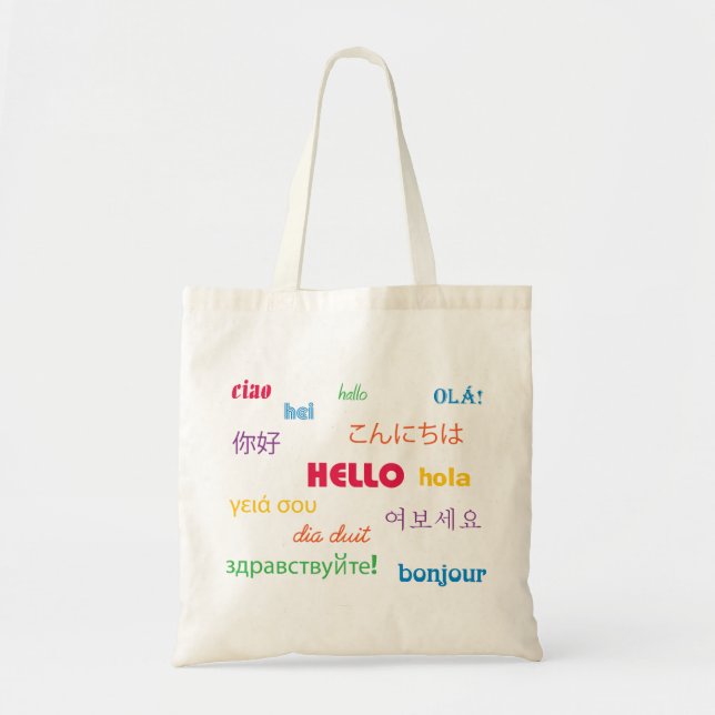 Bolso De Tela Hola Bag (Frente)