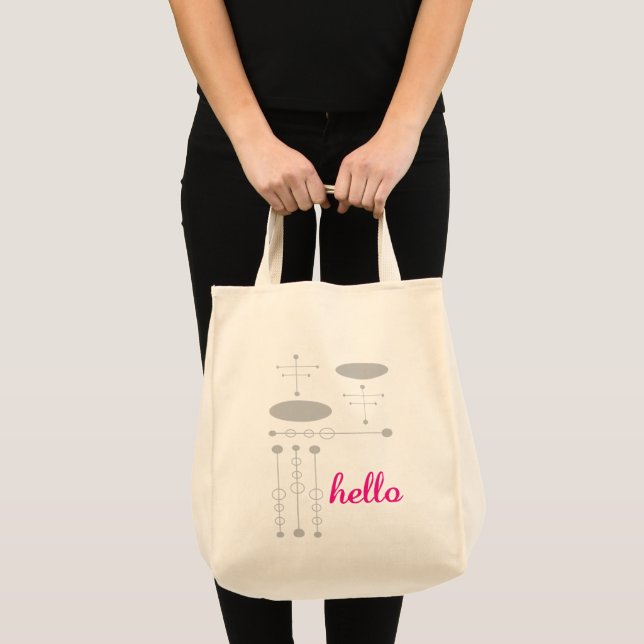 Bolso De Tela Hola Cute Colorful Hello Gifts (Anverso (producto))