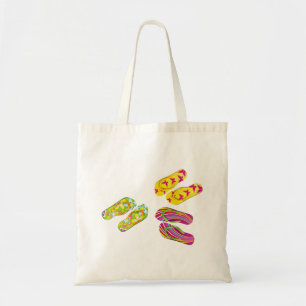 Bolso De Tela Hola flips-flopes